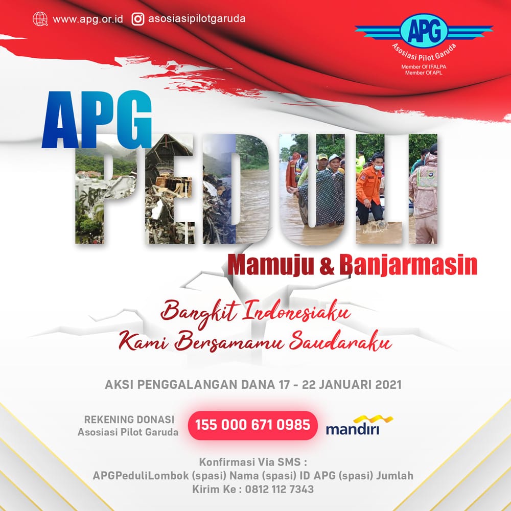 apg-buka-donasi-untuk-korban-banjir-kalsel-dan-gempa-sulbar